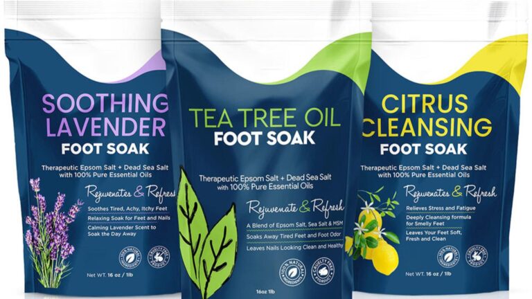 Wholesale Custom Packaging Private Label Foot Soak With Epsom Salt bulk